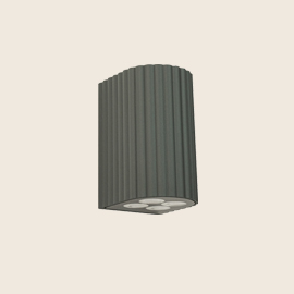 Hestia Down IP54 Wall Graphite